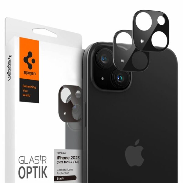 Protezione Fotocamera IPhone 14 e 15 + Plus Colore Nero