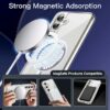 Cover Premium Magsafe Trasparente con alluminio Colorato per Samsung S24 Plus - immagine 4