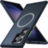 Cover Magsafe Copri Camera Samsung S23 Ultra Colore Blue Navy - immagine 4